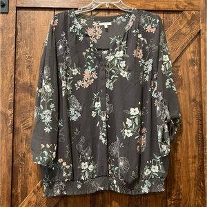 Women floral dressy top